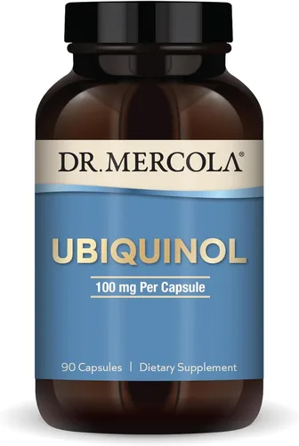Vista 11 de Dr. Mercola Ubiquinol 100 mg por porción, 30 porciones (30 cápsulas), suplemento dietético, apoya la salud y el bienestar general, sin OMG