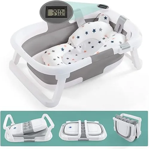 Vista 2 de BAÑERA PREMIUM PLEGABLE CON TERMOMETRO💧