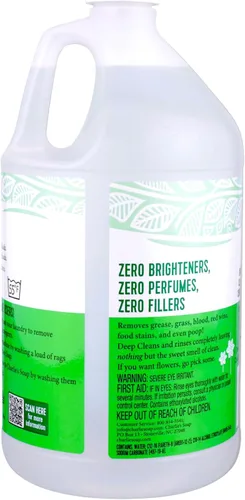 Vista 2 de Charlie's Soap Detergente líquido para ropa sin fragancia, 160 cargas (128 onzas, 1 paquete)