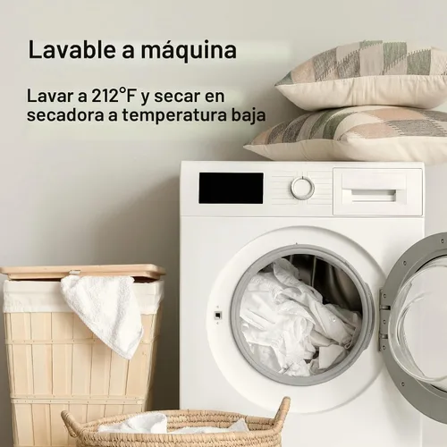 Vista 6 de Protector impermeable de colchón tamaño Individual de 39x75 pulgadas. Transpirable, sin ruido, 8 a 20 pulgadas. Cama de microfibra cepillada ultra