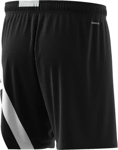 Vista 2 de adidas Pantalones cortos de fútbol Fortore 23 para hombre, tejido ligero, tecnología AEROREADY, estilo de equipamiento de los años 90