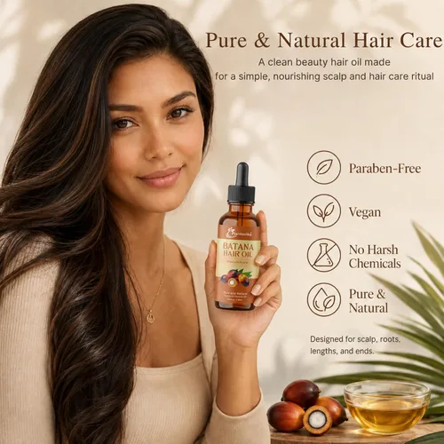 Vista 9 de Aceite de batana para el crecimiento del cabello, 100% puro hondureño prensado en frío crudo sin refinar para el cabello y tratamiento del cuero