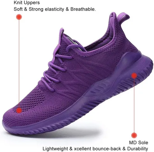 Vista 5 de KEEZMZ - Tenis para correr y caminar para mujer, ligeros y casuales