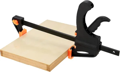 Vista 6 de PINGEUI 4 paquetes de abrazaderas de agarre rápido de 8 pulgadas, abrazaderas de madera ajustables, abrazaderas de barra ligeras para carpintería