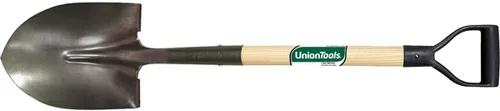 Vista 2 de Union Tools 998241 - Pala de punta cuadrada con mango de madera dura y agarre en D, 39 pulgadas