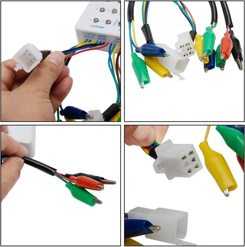 Vista 4 de 24V/36V/48V/60V/72V Electro Car E-Bike Scooter sin escobillas controlador de motor probador