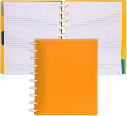 Vista 155 de Talia - Cuadernos de notas con tapas, planificador, personalizables, (Rosa de los 90, Junior (5.5 pulgadas x 8.5 pulgadas))