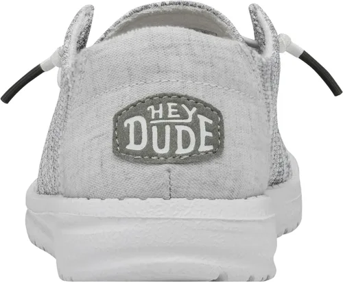 Vista 3 de HEYDUDE Women's Wendy Sox Slip On Shoe Textile Upper Sock Like Fit gris (Glacier Grey)