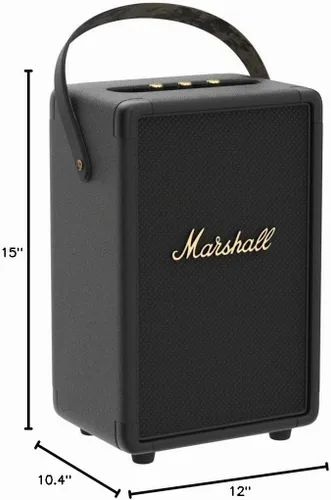 Vista 7 de Marshall Tufton - Altavoz Bluetooth portátil, negro y latón