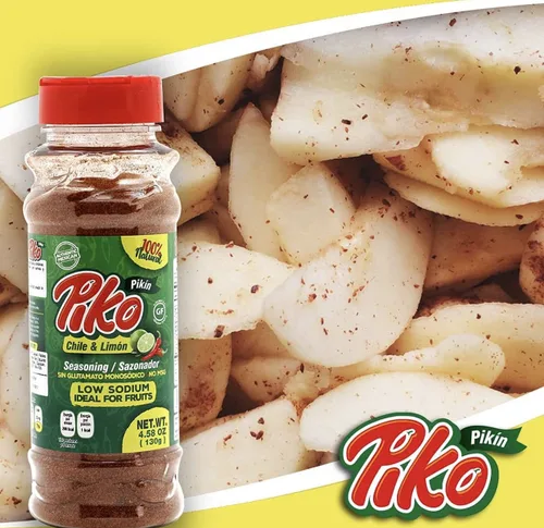 Vista 2 de Piko Pikin - Condimento mexicano con chile, lima y guacamix (chile lima, paquete de 1)