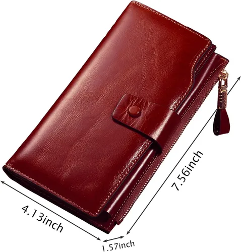 Vista 6 de Billeteras con múltiples ranuras para tarjetas con muchas ranuras para tarjetas con muchas ranuras para tarjetas para mujeres, carteras