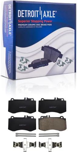 Vista 78 de Detroit Axle - Pastillas de freno traseras para Toyota Prius 2012-2015 Prius Plug-In 2017-2018 Corolla iM 2016 Sion iM 2011-2017 Lexus CT200h