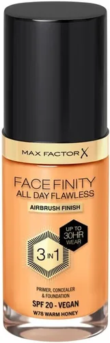Vista 17 de Max Factor Facefinity 3 en 1 base de maquillaje líquida todo el día sin imperfecciones, SPF 20-32 Beige claro, 30 ml