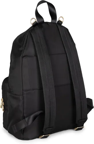 Vista 2 de JuJuBe Mochila para pañales con cambiador, organizador de gran capacidad de 11 bolsillos, 2 bolsillos interiores aislados para botellas, bolsillo
