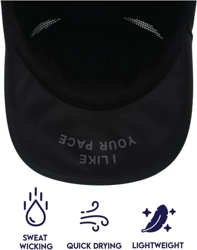 Vista 4 de Sprints Race Day Performance - Gorra deportiva ligera, de secado rápido, talla única, unisex