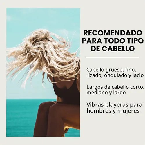 Vista 4 de BYRD - Spray de surf texturizante – Spray voluminizador para el cabello, añade brillo e hidratación, seguro para todo tipo de cabello, 6 onzas
