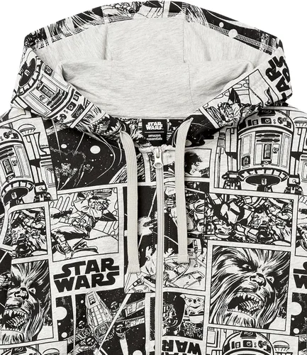 Vista 5 de Amazon Essentials Disney Marvel Star Wars Sudaderas con capucha de forro polar con cremallera completa para hombre - Colores descontinuados