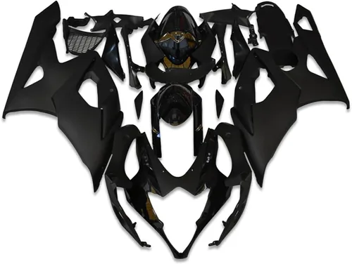 Vista 14 de YTL - Carenado completo negro brillante para Suzuki 2005-2006 GSXR 1000