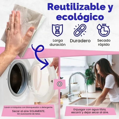 Vista 4 de Kaywos - Paño de limpieza y pulido Zezo Fiber Miracle (5 unidades (paquete de 1))