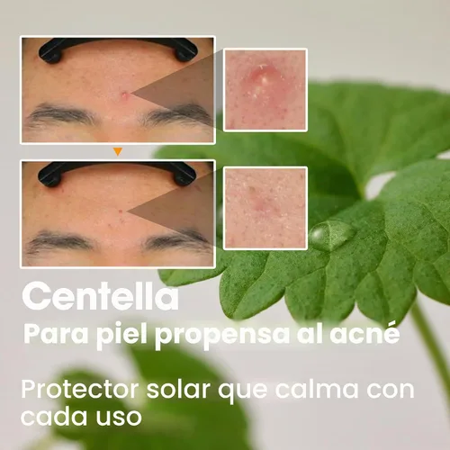 Vista 3 de SOME BY MI V10 Hyal Air Fit Protector Solar SPF 50 – 1.69oz, 50ml – Protector solar coreano de Centella para la cara con protección UV – No graso
