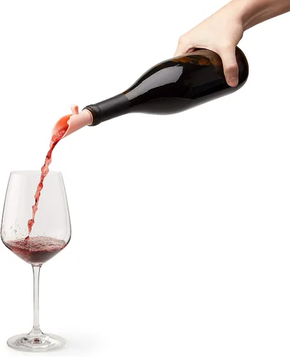 Vista 5 de Rabbit Flipper - Vertedor de vino y tapones para botellas (rosa, juego de 2)