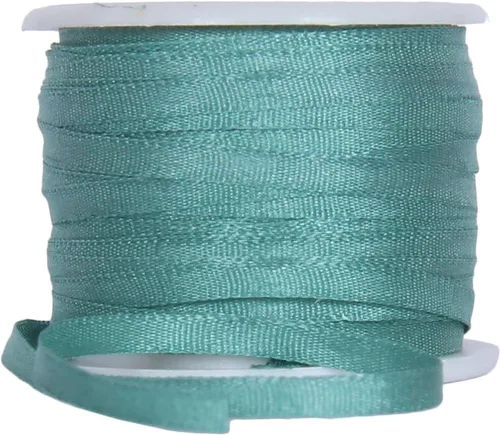 Vista 90 de Threadart Cinta de seda 100% pura - 3 tamaños - Docenas de colores - Castaño - 2 mm No. 524 Soft 100% pure silk ribbon on a single spool - perfect