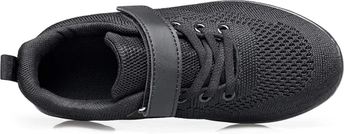 Vista 5 de Anlarach - Zapatos deportivos para niños y niñas, para correr, con amortiguación de aire, para niños pequeños, niños grandes
