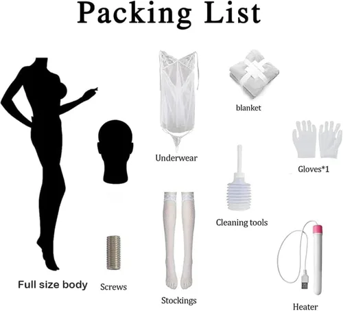 Vista 7 de Muñeca sexual de tamaño real de 3.3 pies para hombres, muñecas sexuales de cuerpo de tamaño completo con pies de pie realistas y realistas, torso