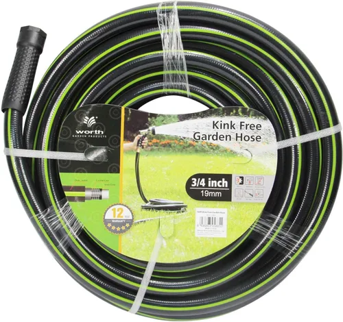 Vista 8 de Worth Leader - Manguera de jardín corta de 3/4 pulgadas x 2 pies, tubo de agua de goma de PVC resistente y ligero para agricultura, cuidado
