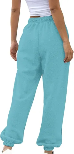 Vista 2 de Womens Casual Fleece Jogging Joggers Tracksuit Bottoms Tracksuit Bottoms Athletic for Gym Fitness Workout Casual