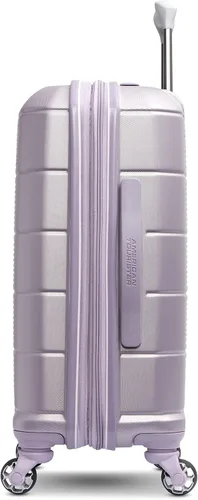 Vista 4 de American Tourister Stratum 2.0 Equipaje rígido expandible con ruedas giratorias, Púrpura (Purple Haze), Stratum 2.0 Equipaje rígido expandible