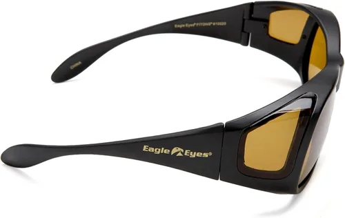 Vista 3 de Eagle Eyes Gafas de sol polarizadas Fiton elegantes, protección contra rayos UVA, UVB y azul de bloqueo de la luz