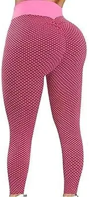 Vista 2 de SSESA94 TIKTok Leggings para mujer, anticelulitis, yoga de cintura alta, mallas deportivas con control de abdomen, levantamiento de glúteos (M, gris)