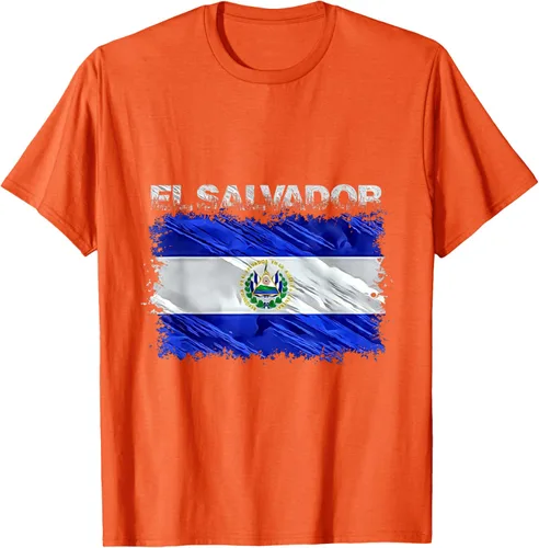 Vista 71 de Camiseta El Salvador, Negro