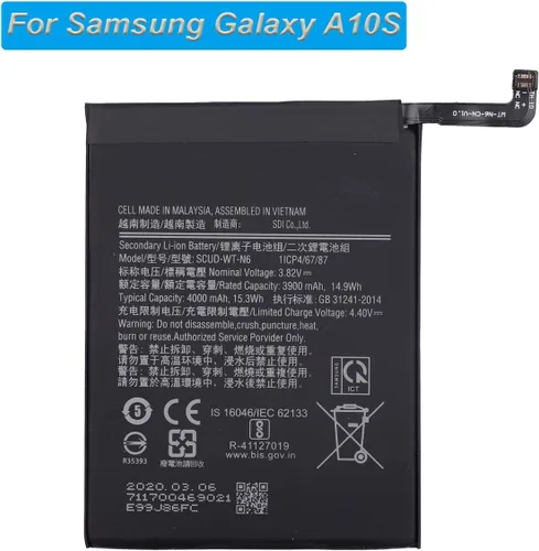 Vista 2 de Batería de repuesto Scud-WT-N6 compatible con Samsung Galaxy A10S A20S Honor Holly 2 Plus A2070 con herramientas