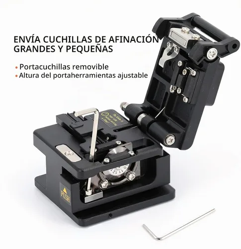 Vista 7 de Cuchilla de fibra óptica Ftth Herramientas de fibra óptica de corte de cable de alta precisión 6C Herramientas de fibra óptica Cuchilla
