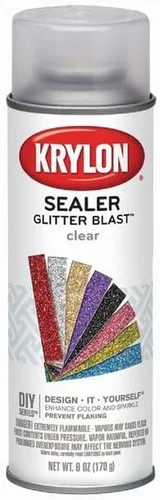 Vista 14 de Krylon K03806A00 Glitter Blast Pintura en aerosol con diamantina para proyectos de manualidades, Rojo Bomba de Cereza, 5.75 oz