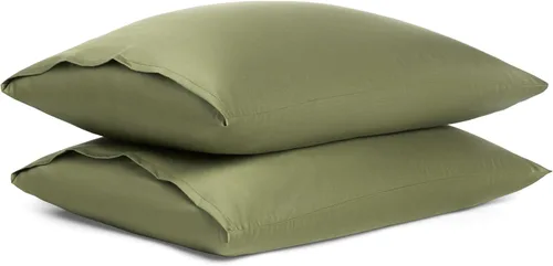 Vista 15 de Brooklinen Juego de fundas de almohada de satén de lujo con calidad de Blanco