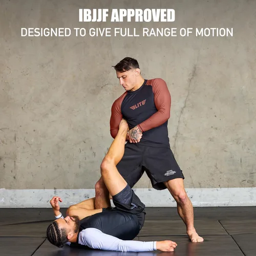 Vista 21 de Elite Sports MMA, BJJJ, No-Gi, protección de entrenamiento de manga corta