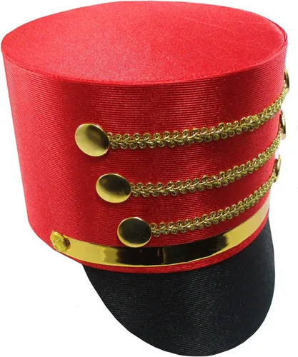 Vista 2 de Sombrero de disfraz de cascanueces mayor con anillo de maestría de juguete para niño