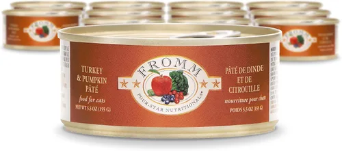 Vista 29 de Fromm Four-Star Nutritionals - Comida húmeda de primera calidad en paté de carne y venado para gatos, receta de carne de res, caja de (12) latas