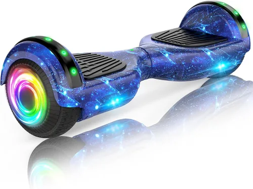 Vista 17 de SISIGAD Patinetes para niños de 7 a 12 años, con altavoz Bluetooth integrado y ruedas de luces coloridas de 6.5 pulgadas, scooter de equilibrio