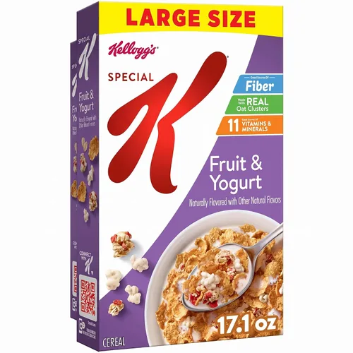 Vista 12 de Kellogg's Special K Cereal de desayuno de frutas y yogur, 4.24 libras, 6