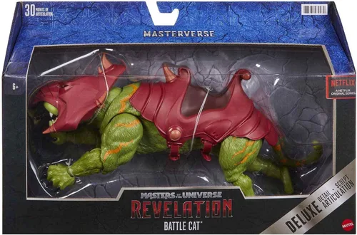 Vista 6 de Masters of the Universe Masterverse Battle Cat, figura de batalla Motu de 14 pulgadas para contar historias y exhibición, regalo para niños de 6
