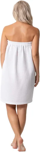 Vista 46 de Robe Direct Quick Dry, Lightweight Waffle Spa/Bath Wrap with Adjustable Closure & Elastic Top