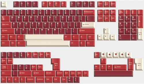 Vista 41 de Fogruaden Juego de teclas PBT, teclas personalizadas de perfil cereza para teclas de teclado mecánico (9009)