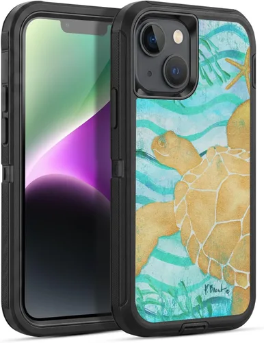 Vista 135 de Head Case Designs Officially Licensed Paul Brent Agate Mermaid Coastal Gel Armor Case [Military Grade Drop Protection] Compatible with Apple iPhone
