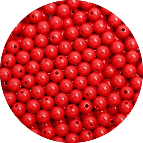 Vista 27 de BONNY BOXX 2000 piezas 4 mm cuentas redondas de acrílico de zafiro suave, bolas de plástico de chicle de burbujas, cuentas gruesas de bolas
