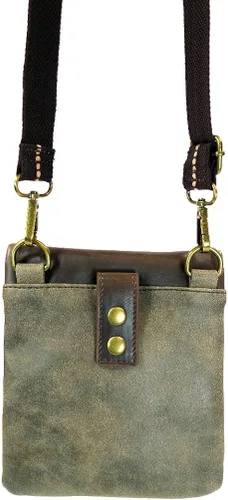 Vista 5 de CHALA GEMINI Bolso bandolera de lona para regalo, color gris piedra