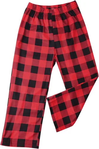 Vista 5 de Pijamas de Navidad para la familia, conjunto a juego de camisetas de manga larga y pantalones, camisones navideños con Feliz Navidad